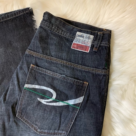 Pelle Pelle Other - Pelle Pelle Marc Buchanan Men’s Blue HipHop Jeans Size 36 X 34 Y2K 90’s Cotton
